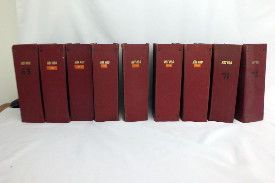Vintage 1963 1965 1966 1967 1968 1969 1970 1971 1972 Hot Rod Magazine in Binder