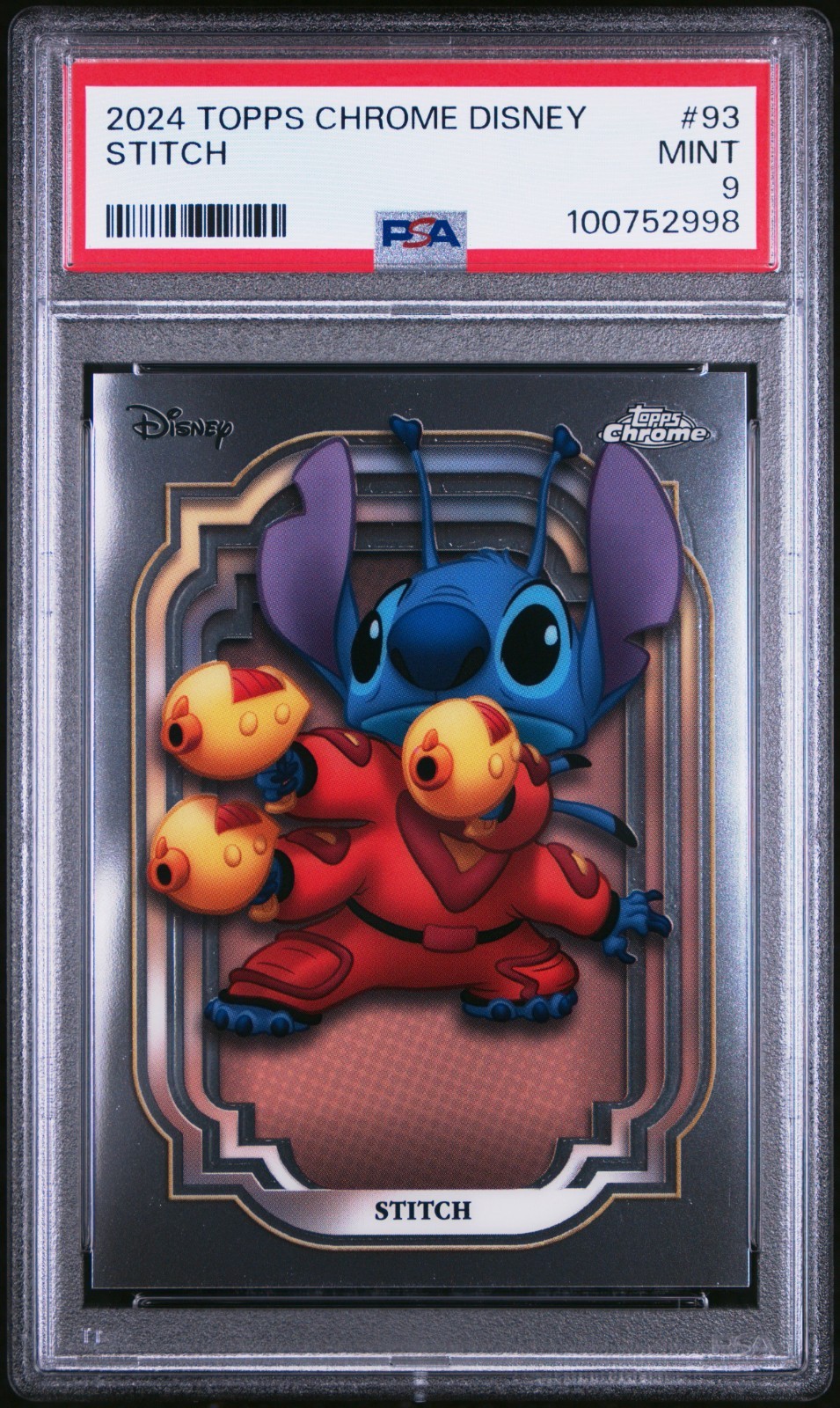 2024 Topps Chrome Disney | Stitch #093 | PSA 9 MINT