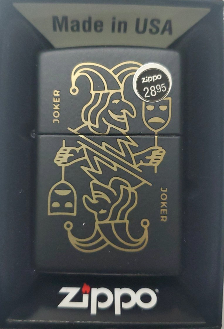 Zippo Lighter Joker Card Design 46290 #88N
