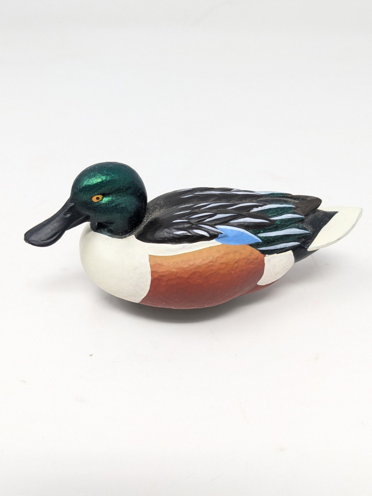 Jett Brunet Ducks Unlimited 2016 Northern Shoveler Mini Decoy Figurine