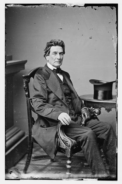Photo:Gov A.B. Roman Louisiana 1860s Portrait with Top Hat