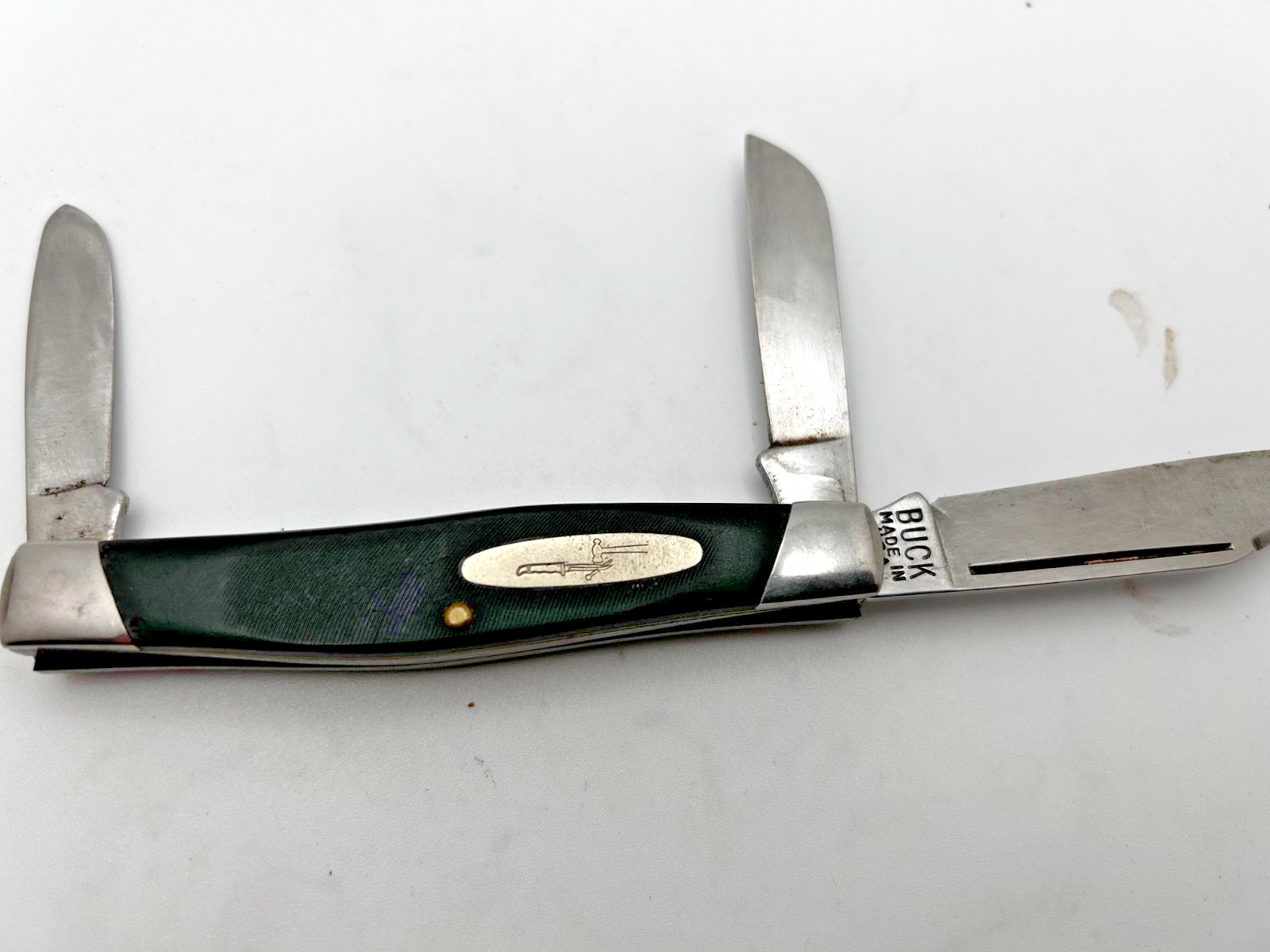 Vintage Buck 301 Stockman 3 Blade Folding Knife - 4 Vintage Buck 301 Stockman 3 Blade Folding Knife - 4