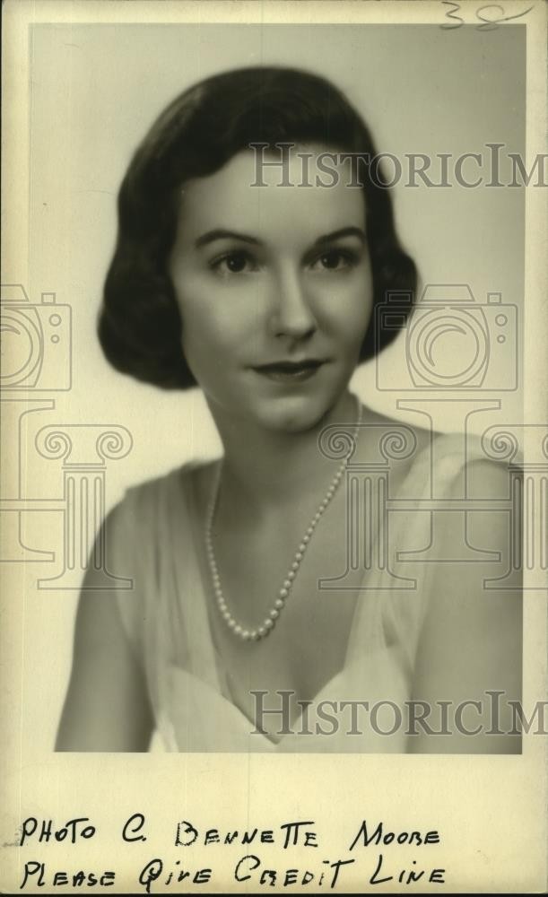 1953 Press Photo Peggy Masonsmiths-Flemming, Debutante - nop27569