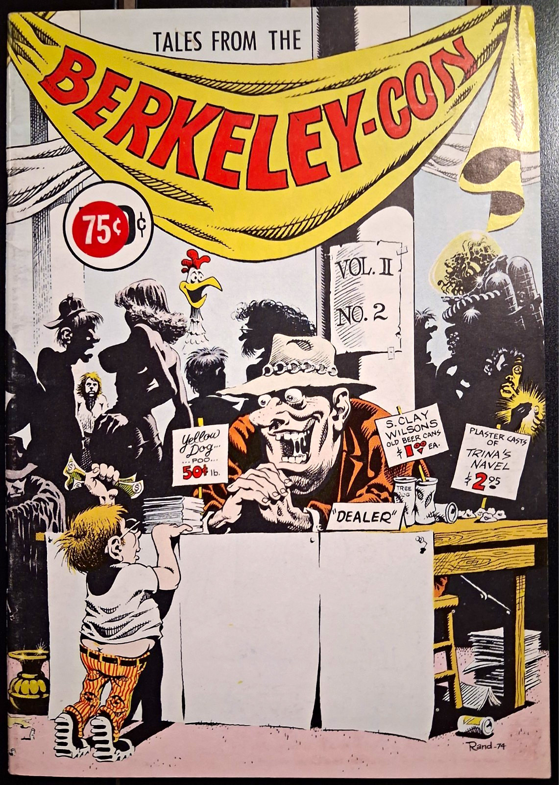 Tales from the Berkeley-Con Vol. II No. 2 FN 1974 Rand Holmes Underground Comic
