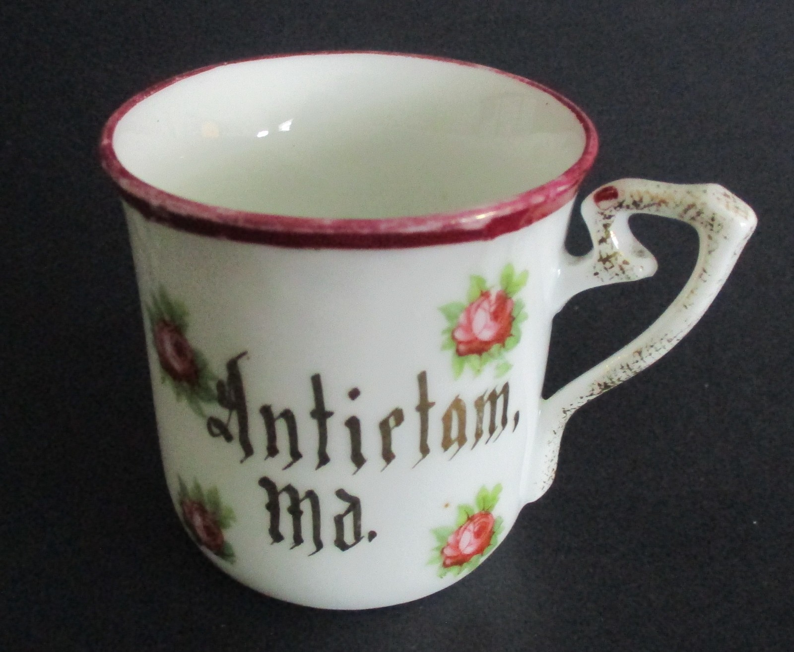 Late 19th Early 20th Century Souvenir Porcelain Cup Antietam Maryland