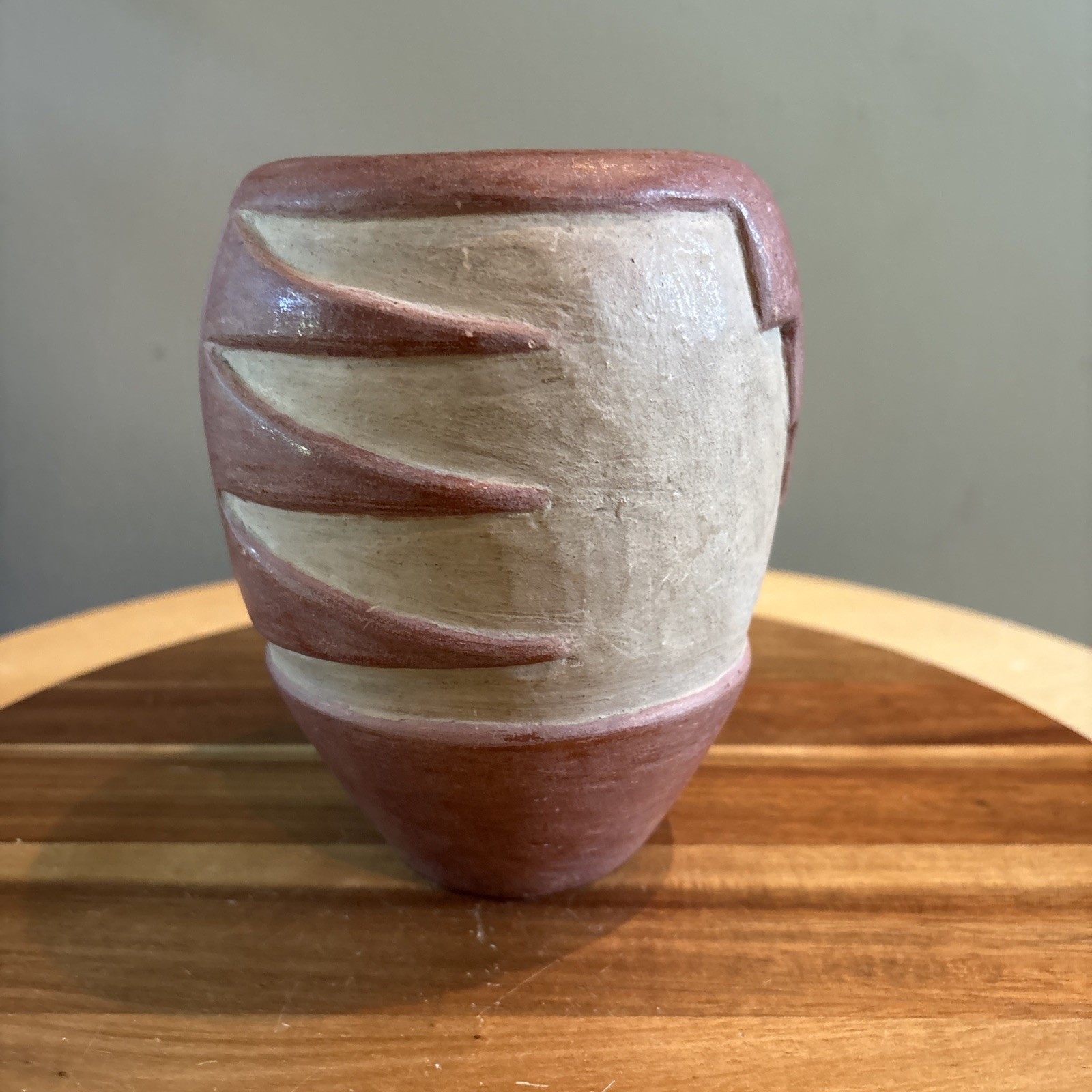 vintage 1950s Native American cutout vase New Mexico