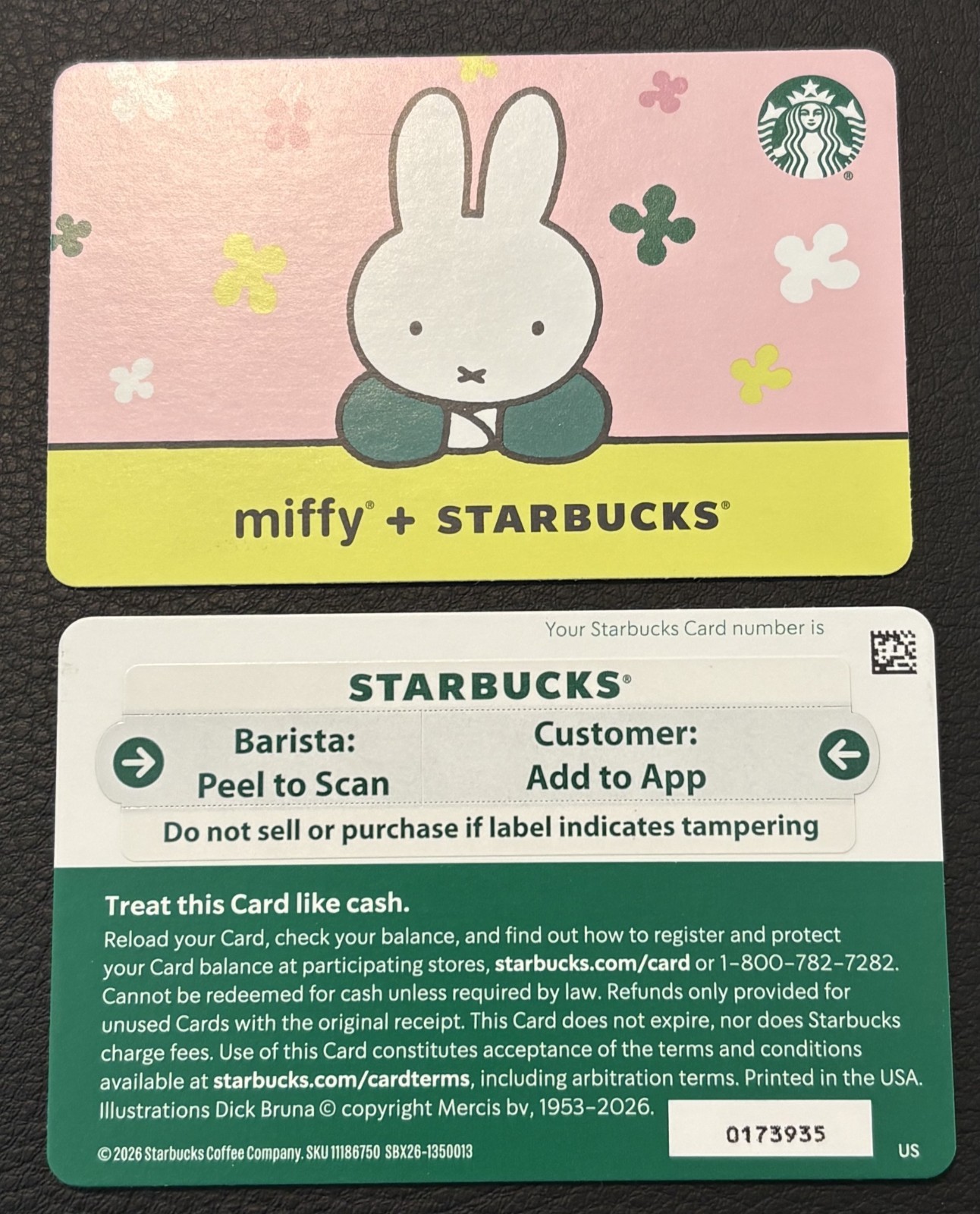 STARBUCKS CARD 2026 \