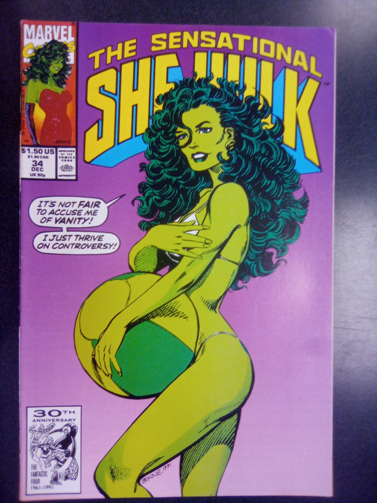 Sensational She-Hulk #34 (1991) VF/NM Comic Book