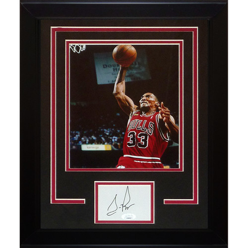 Scottie Pippen Autographed Chicago Bulls Signature Series Frame - JSA