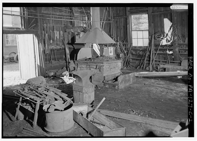 2. VIEW TO HEARTH AT SOUTH END OF BUILDING - East Broad Top Railroad & Coal