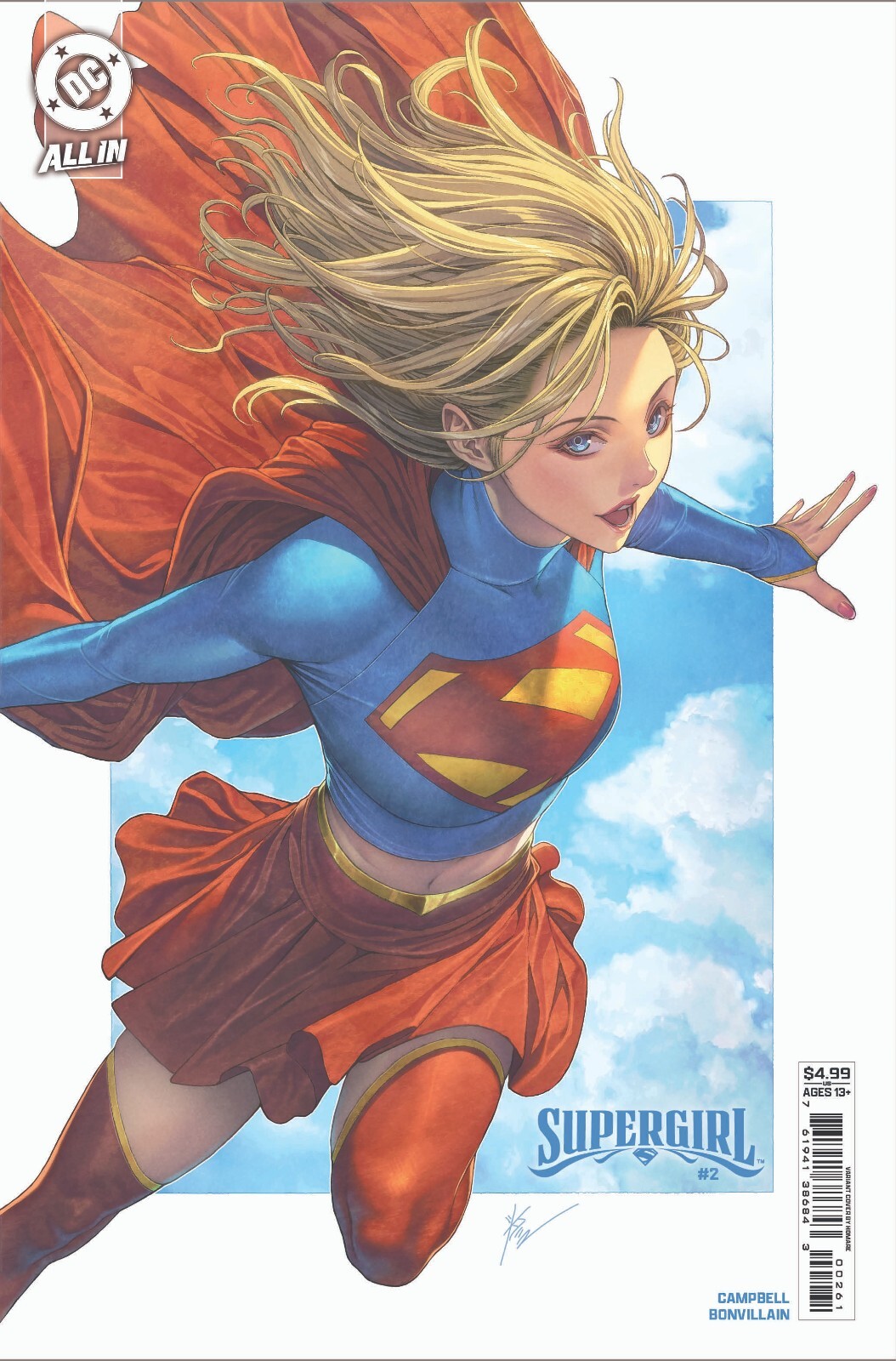 SUPERGIRL #2 CVR C HOMARE CARD STOCK VARIANT (DC COMICS 2025)