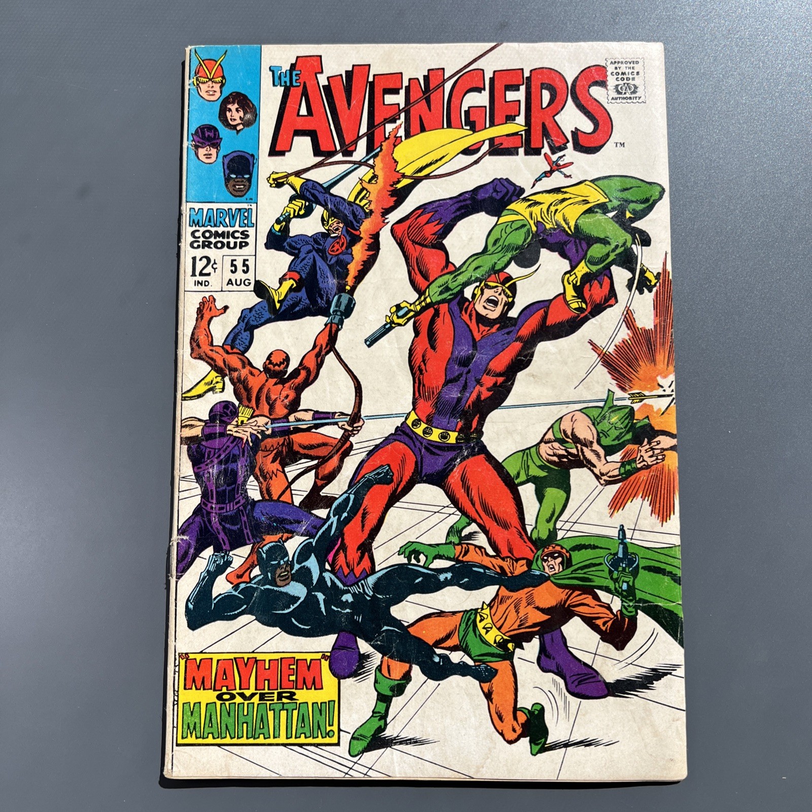 Avengers #55 VF | Marvel Comics 1968 | 1st full app. Ultron