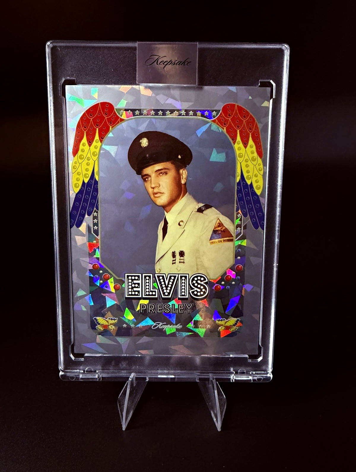 2026 Keepsake Elvis Presley 114/200 Cracked Ice Refractor