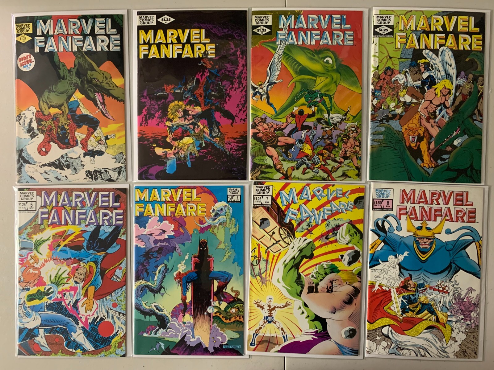 Marvel Fanfare comics lot #1-50 24 diff avg 6.0 (1982-90) Marvel Fanfare comics lot #1-50 24 diff avg 6.0 (1982-90)
