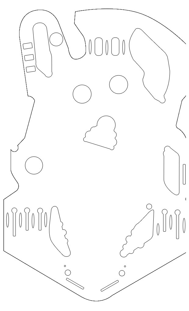 Playfield Protector for Bally - Hotdoggin\' Pinball Machine