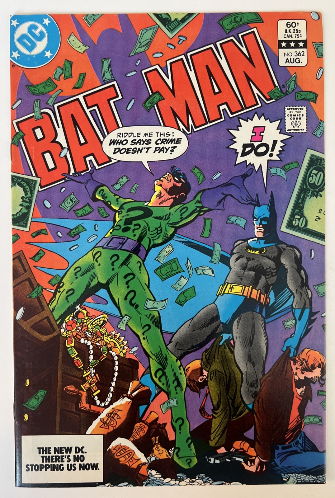 BATMAN #362 (DC COMICS 1982) RIDDLER COVER VF+