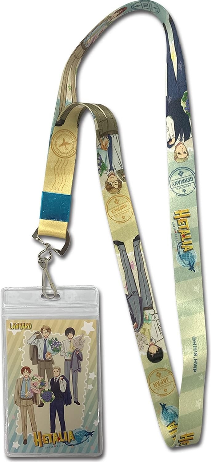 *NEW* Hetalia World Stars S7: Character Group 01 Lanyard with ID Holder *NEW* Hetalia World Stars S7: Character Group 01 Lanyard with ID Holder