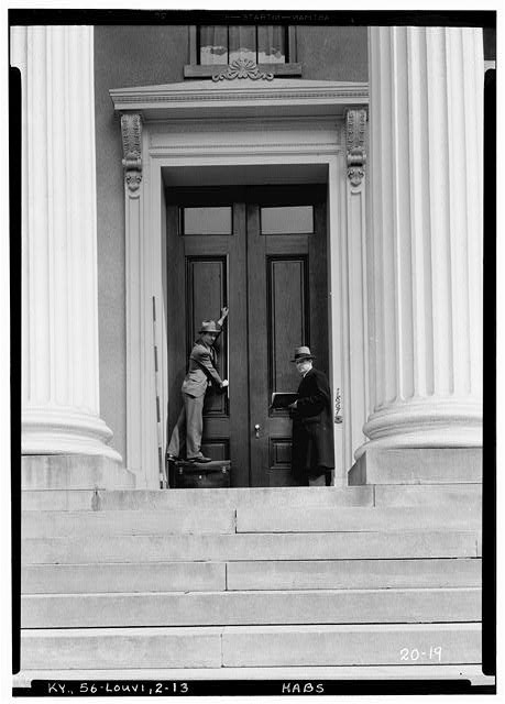 Louisville Kentucky 1934 Kentucky School for the Blind Entrance Columns