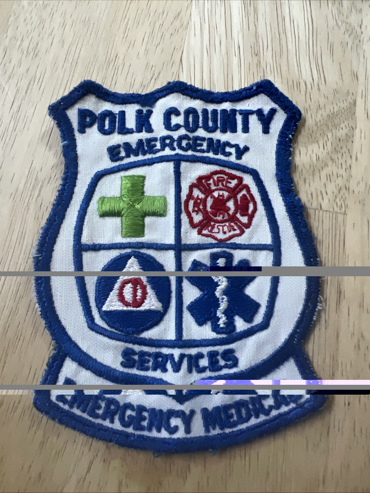 Vintage Polk County Florida Emergency Medical Services EMS Civil Patch 