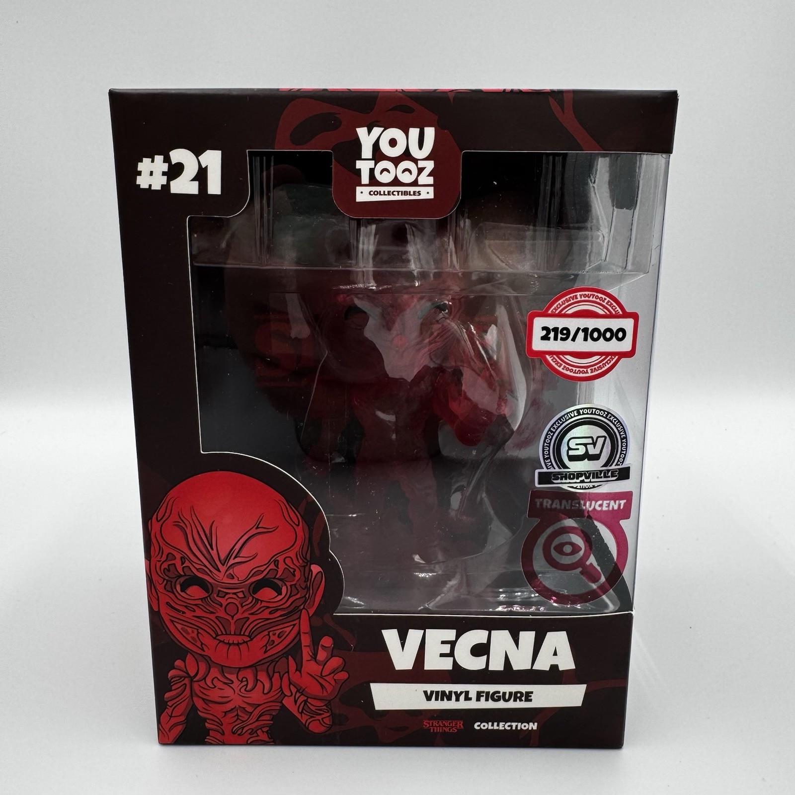 Youtooz x Shopville Exclusive: Stranger Things -Red Translucent Vecna - NWT