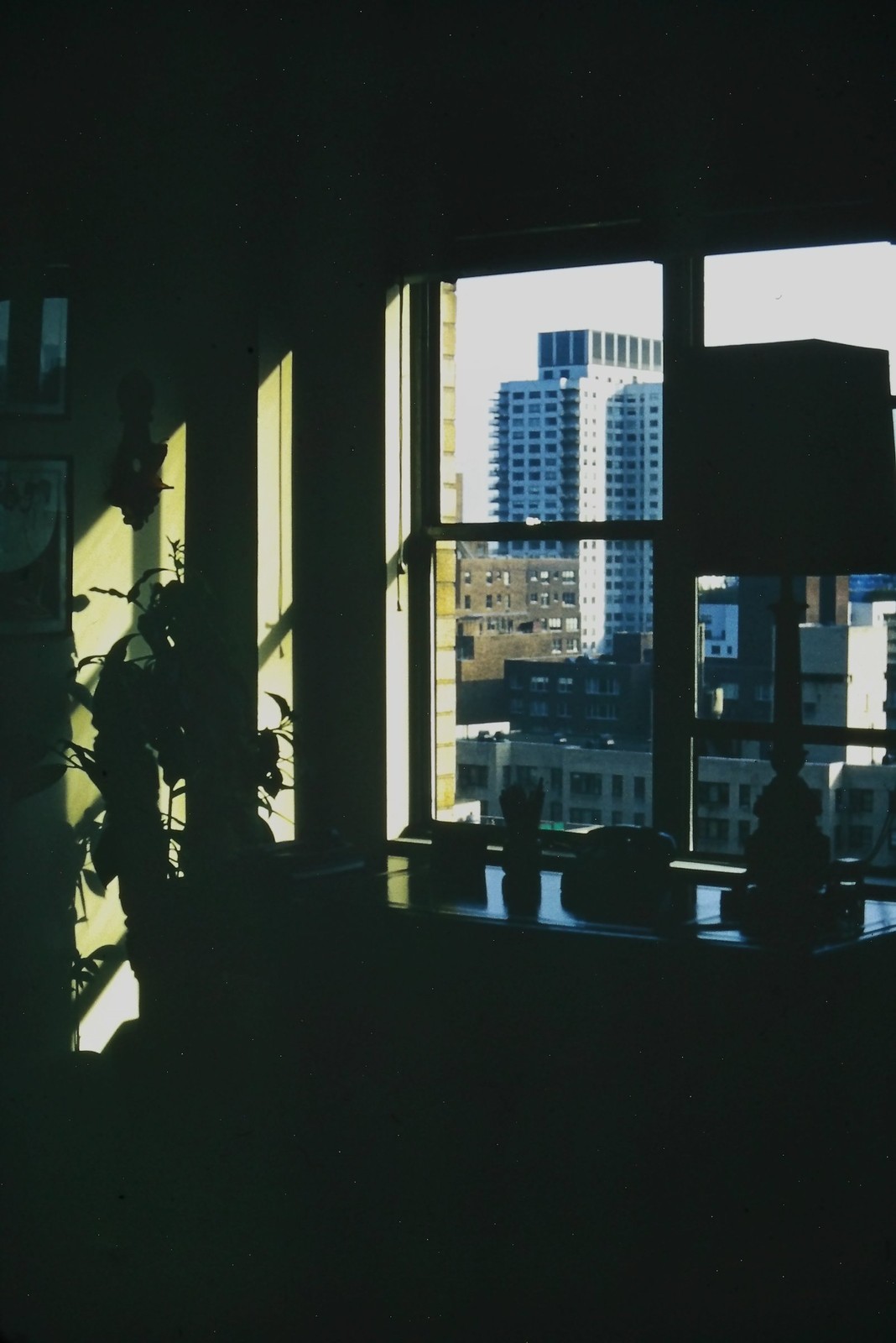 c1970's Kodachrome 35mm Slide, Apartment Building Cityscape Window View Urban c1970's Kodachrome 35mm Slide, Apartment Building Cityscape Window View Urban