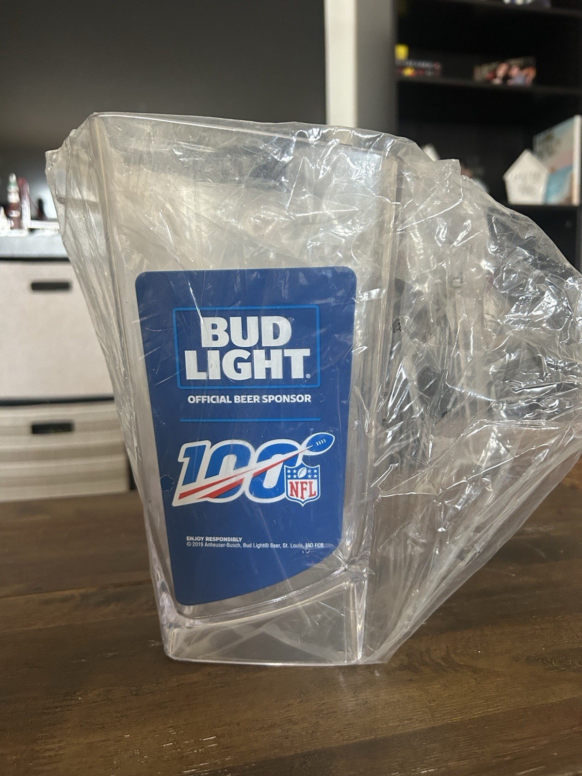 Bud Light NFL 100 Official Beer Sponsor Collectible Glass