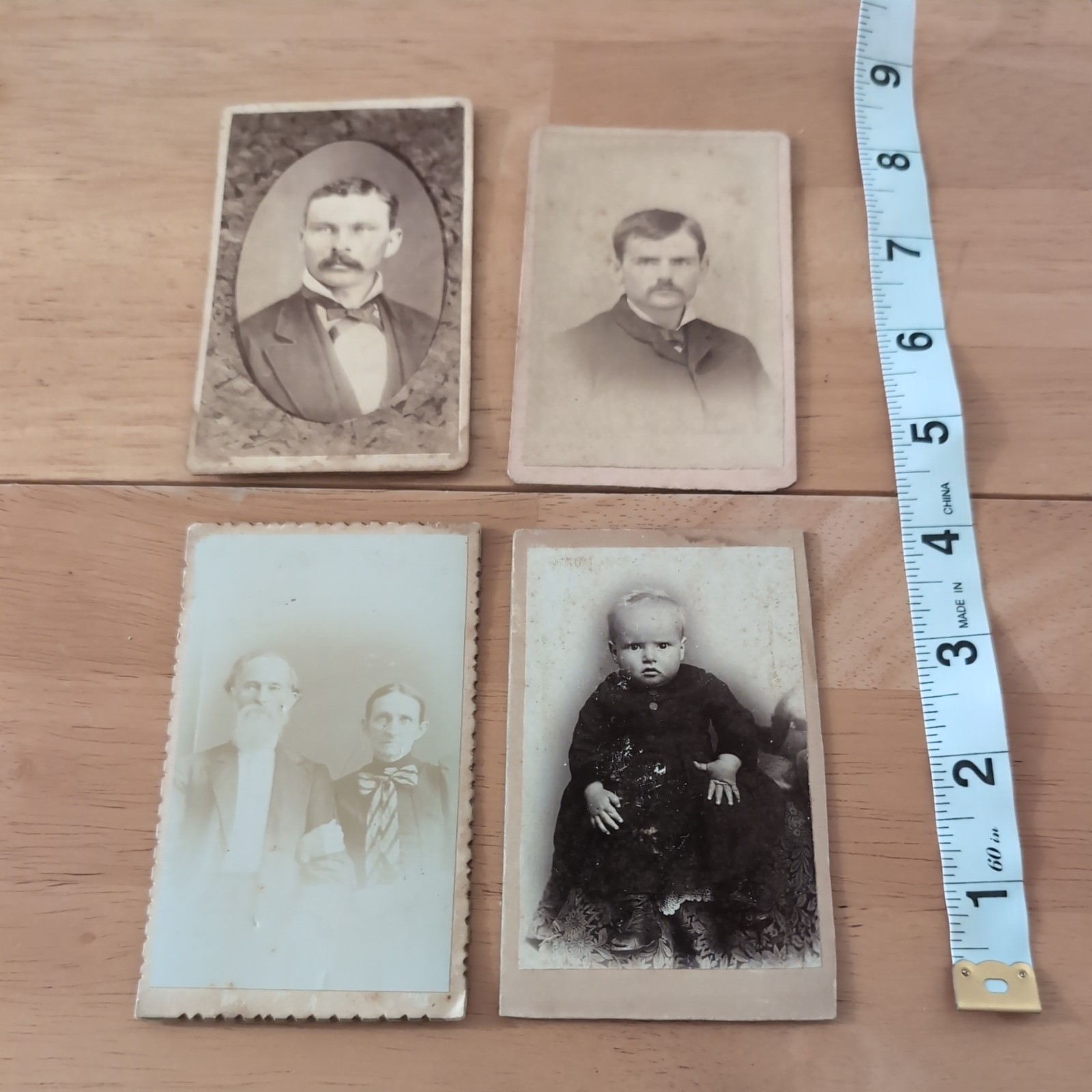 Antique CDV Circa 1880s  Photo lot of 4