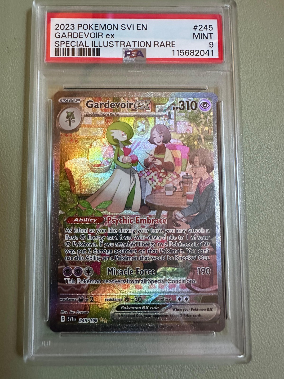 PSA 9 Gardevoir ex 245/198 Scarlet Violet Base SIR Ultra Rare Holo Pokémon MINT PSA 9 Gardevoir ex 245/198 Scarlet Violet Base SIR Ultra Rare Holo Pokémon MINT