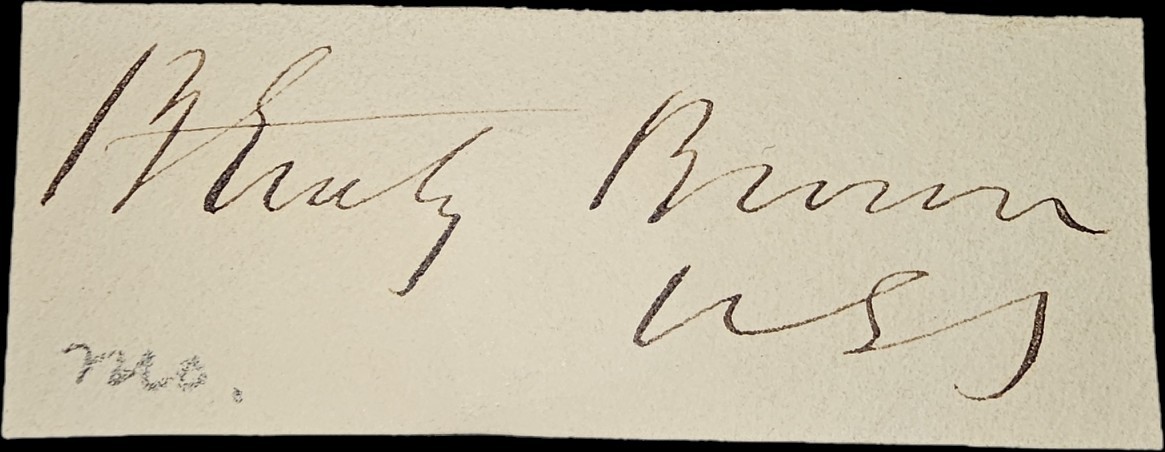 B. Gratz Brown U.S. Senator, Governor of Missouri, 1872 Vice President Candidate