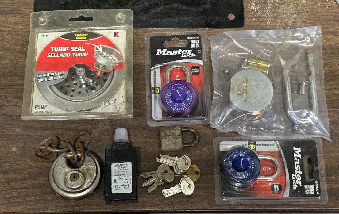 Junk Drawer Lot OLD NEW Locksport locks - Grandpa's Stuff
