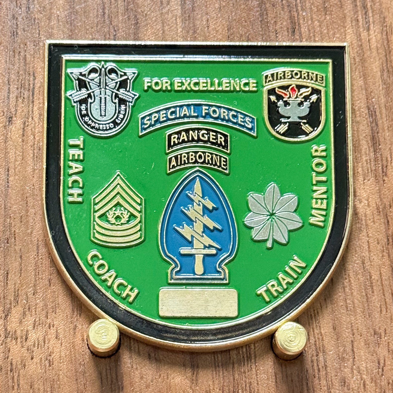 1st Battalion 1st Special Warfare Training Group (Airborne) Challenge Coin  W#8