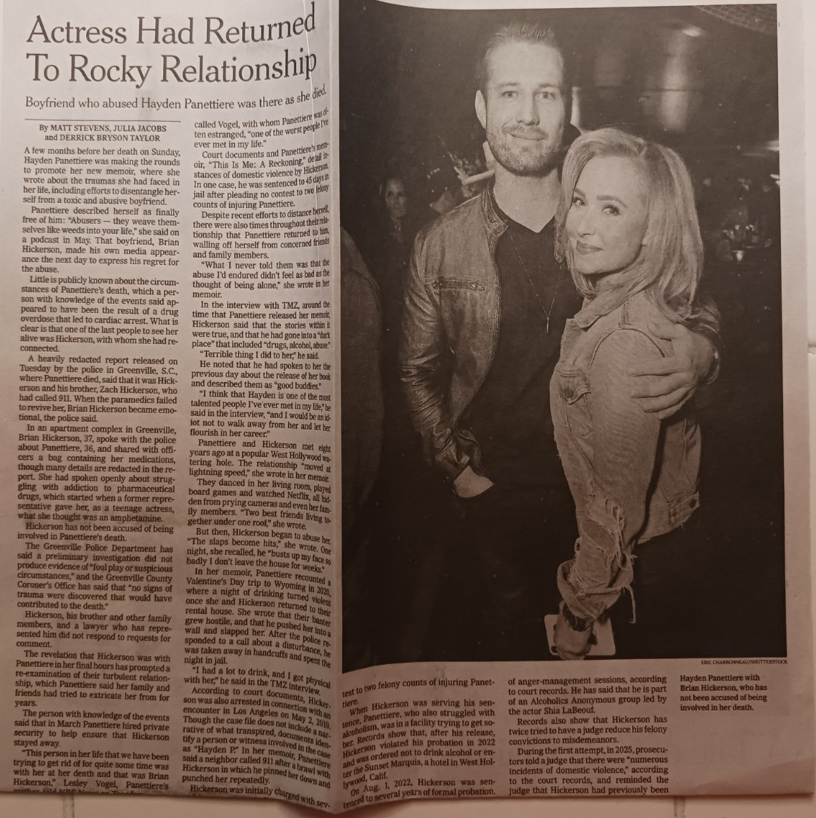Hayden Panettiere James Handy Robin Williams Loni Anderson Clippings