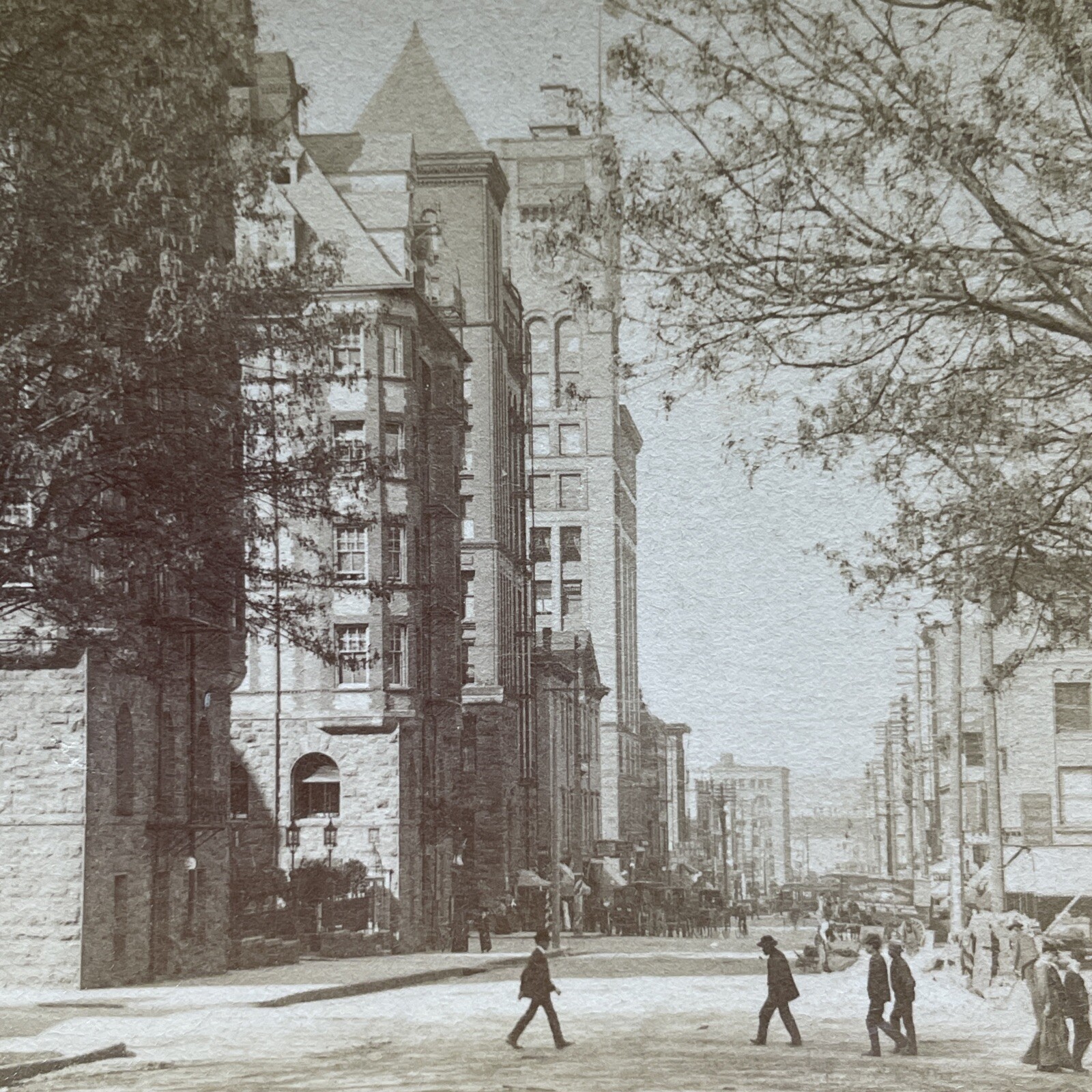 Sixth Street Portland Oregon Stereoview B. W. Kilburn 1905 Curved Mount City Sixth Street Portland Oregon Stereoview B. W. Kilburn 1905 Curved Mount City