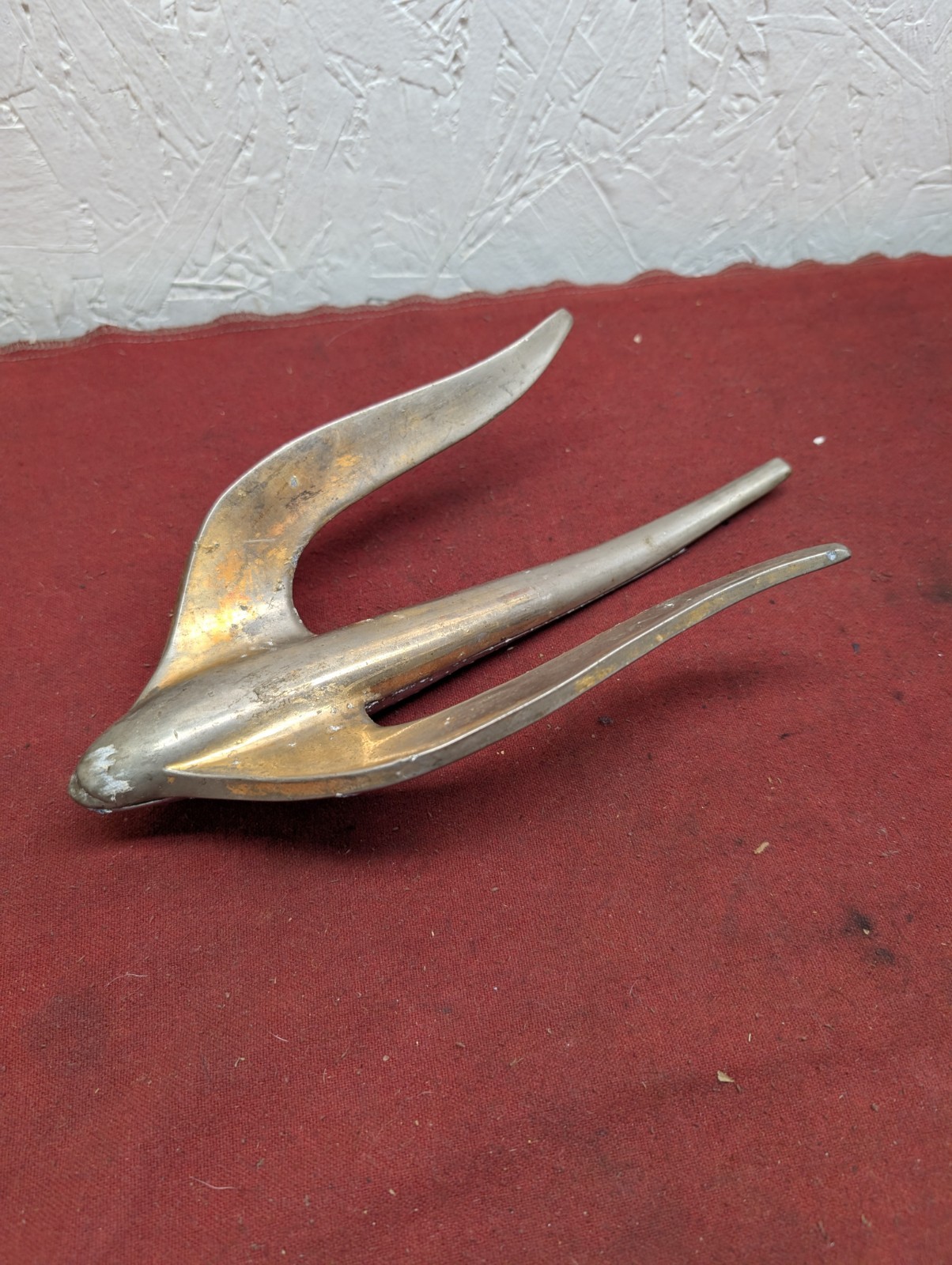 Vintage SIMCA Hood Ornament Automotive Accessory Bird 1950\'s 40\'s Hot Rod Custom