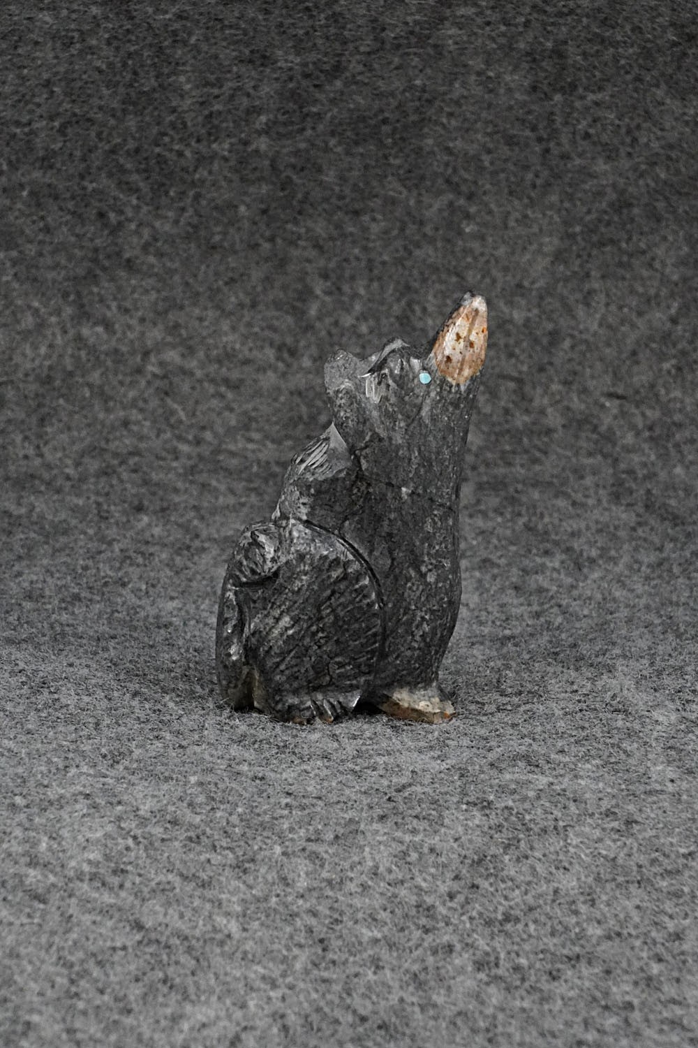 Wolf Zuni Fetish Carving - Tony Mackel