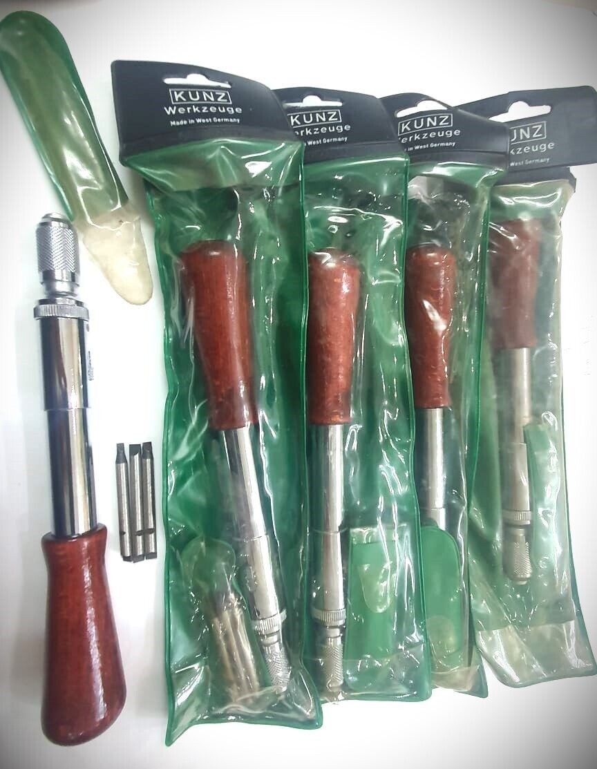 Alot 7 pcs Vintage Nos Kunz Brand Original Spiral Ratchet Screwdriver Alot 7 pcs Vintage Nos Kunz Brand Original Spiral Ratchet Screwdriver