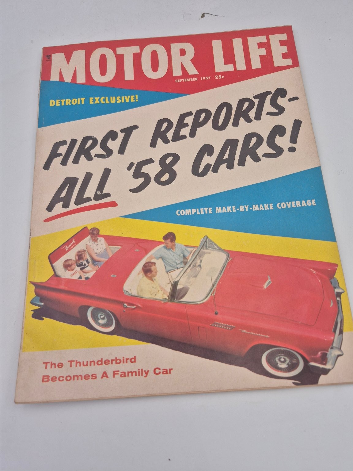 Vintage Motor Life Magazine September 1957 First Reports All \'58 Cars