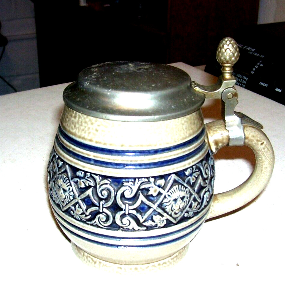 German Lidded Beer Stein # 620/3 \