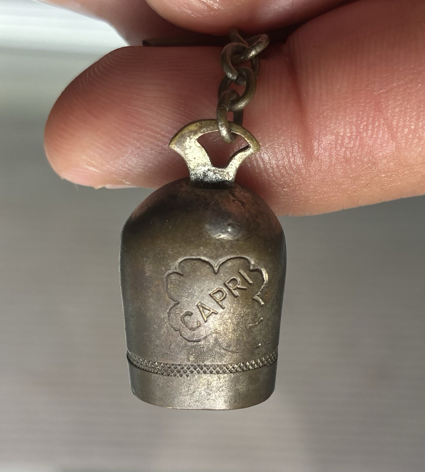 WWII-era Lucky Bell of San Michele Good Luck Charm Italy Vintage Antique Rare