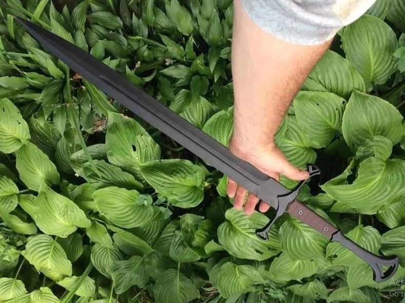 Custom Hand Forged Battle Ready Sword, Raven Longsword, Medieval, Knight Sword