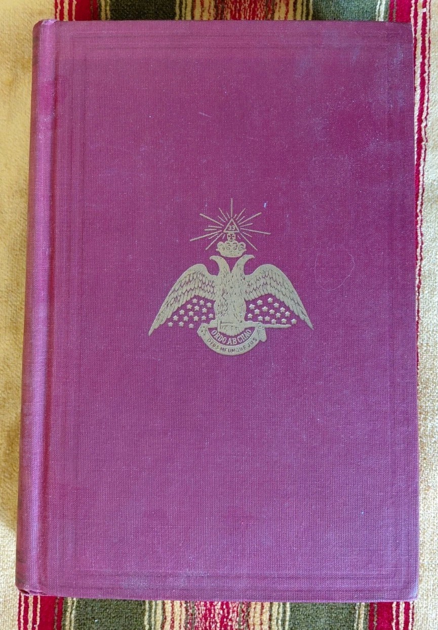 Morals and Dogma Albert Pike Scottish Rite Freemasonry Mason Book HC Vtg 40s