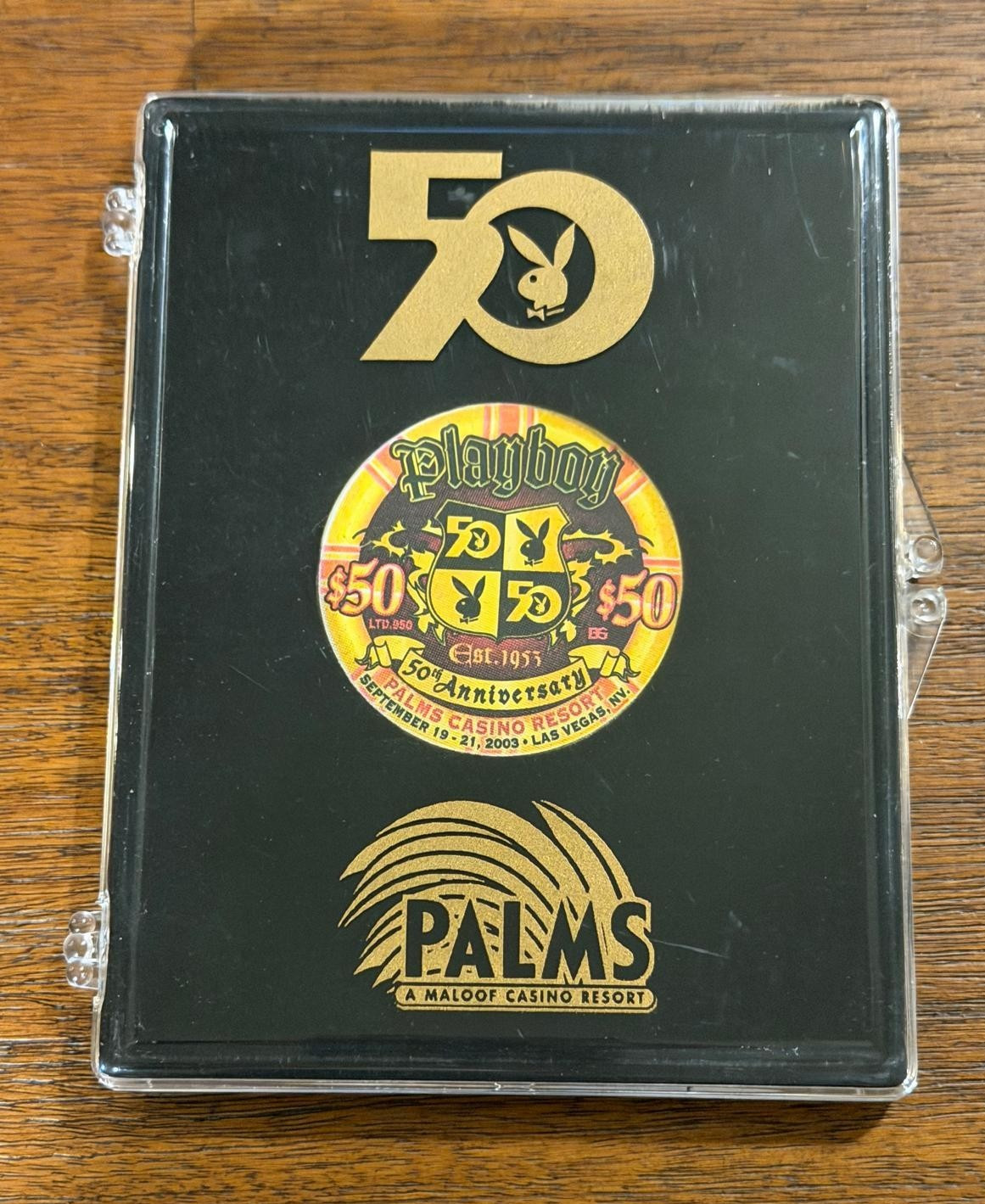Palms Las Vegas Playboy 50th Anniversary $50 Casino Chip