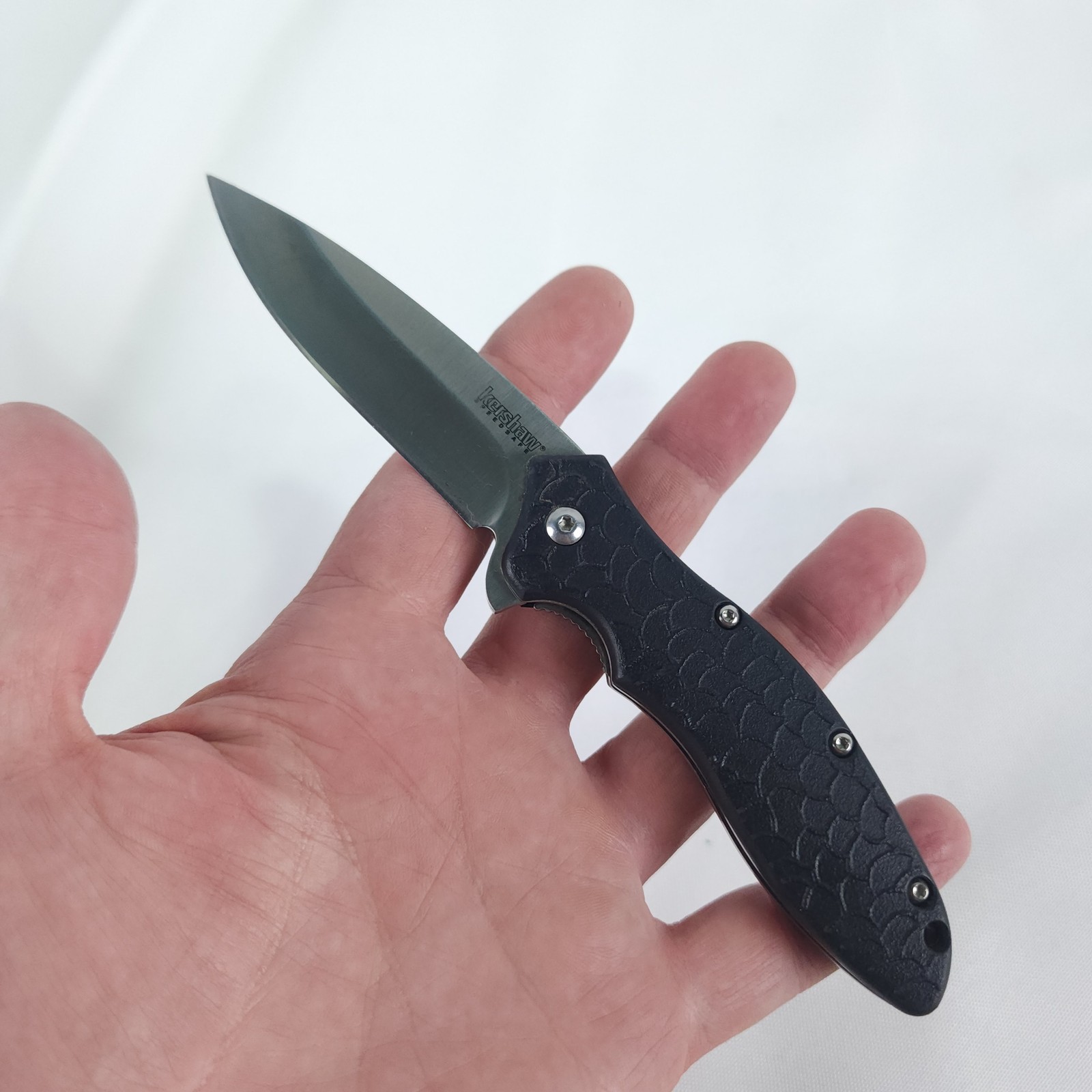 Kershaw 1830 OSO Sweet Folding Pocket Knife Drop Point Blade EDC Black Handle Kershaw 1830 OSO Sweet Folding Pocket Knife Drop Point Blade EDC Black Handle