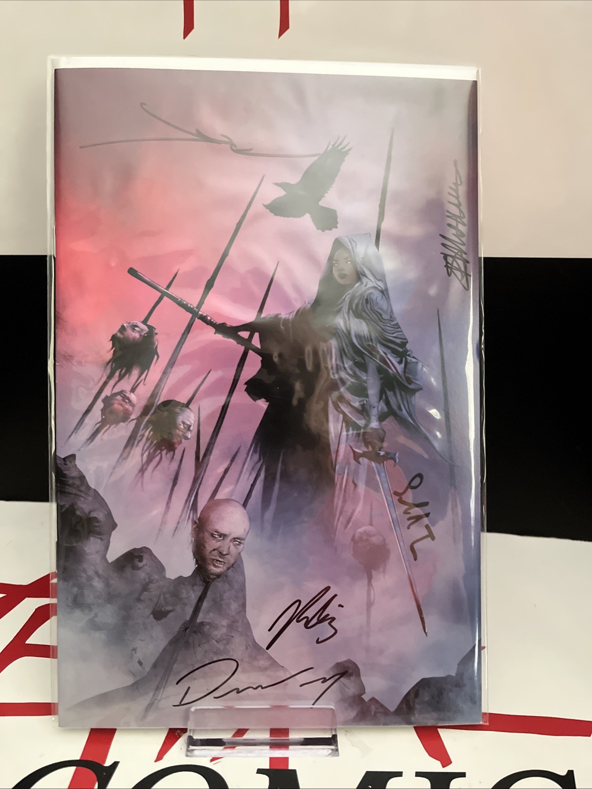 Niobe She Is Death #1 Jae Lee Virgin 5th Head x5 Signed- NM+