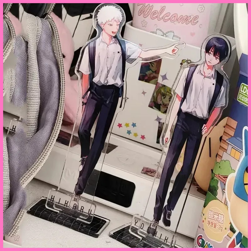 2 Pcs New The Summer Hikaru Died Acrylic Stand Figure Hikaru Indou Yoshiki