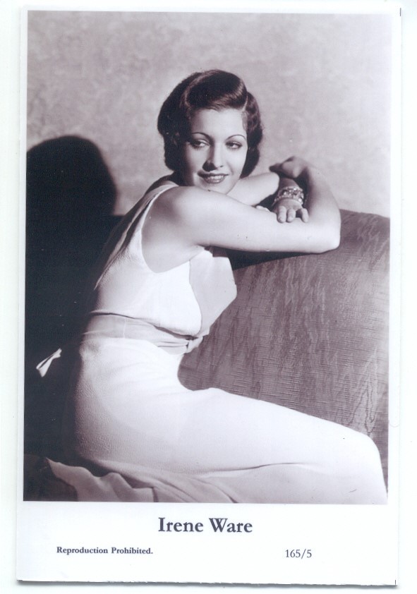Irene Ware Swiftsure 2000 Film Stars Postcard Actress Pin Up