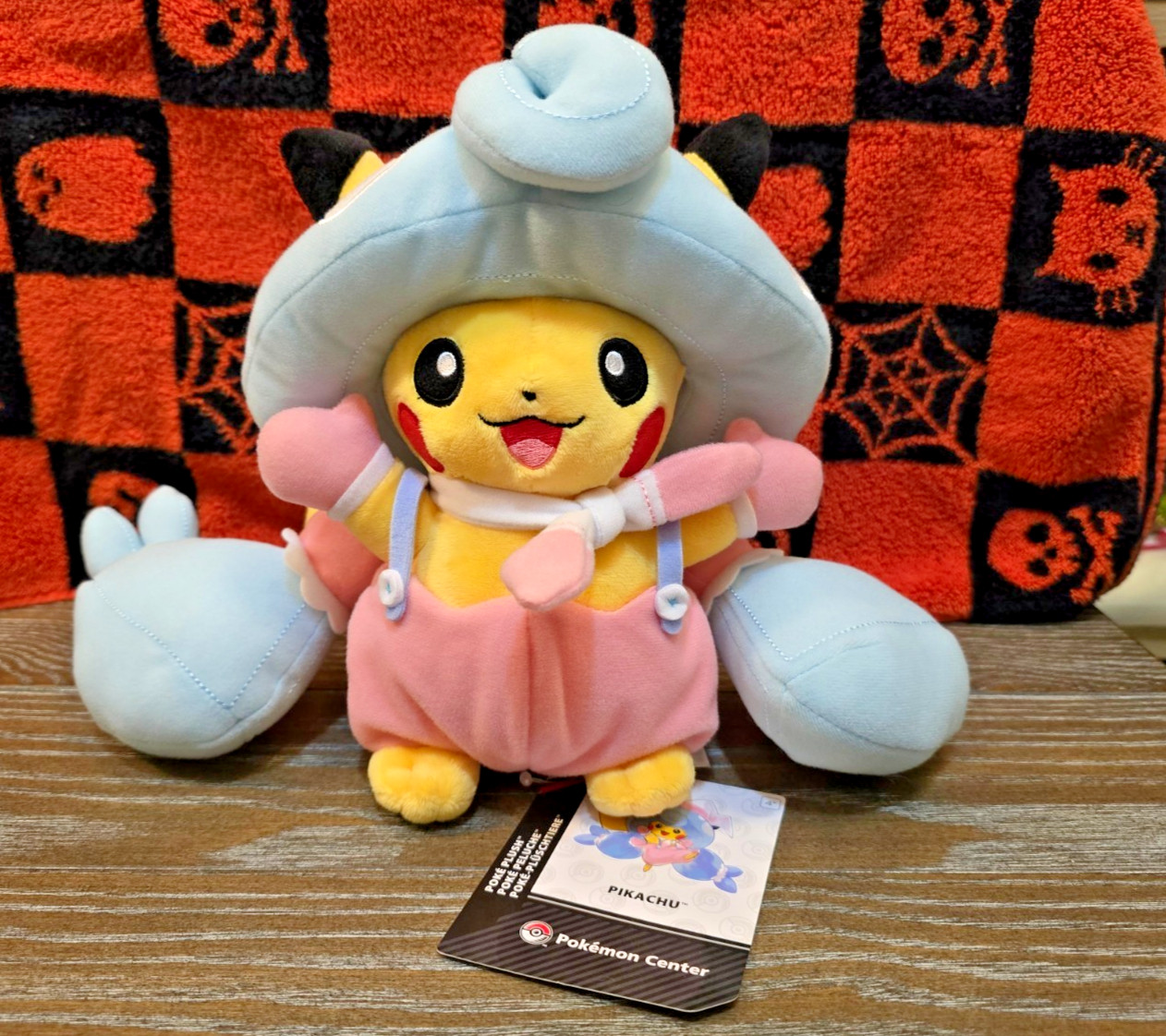 Pokemon Center Costume Pikachu Hattrem Plush - Sold Out New w/ Tags