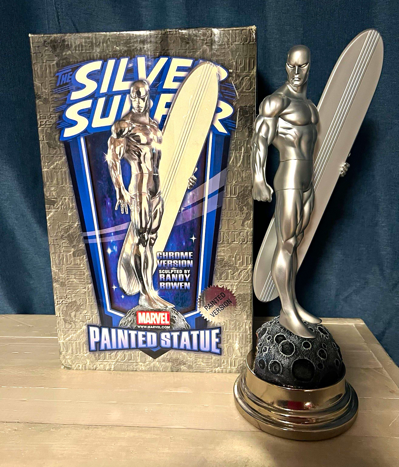 Bowen Designs Marvel Silver Surfer  Painted Statue  #0798/1000