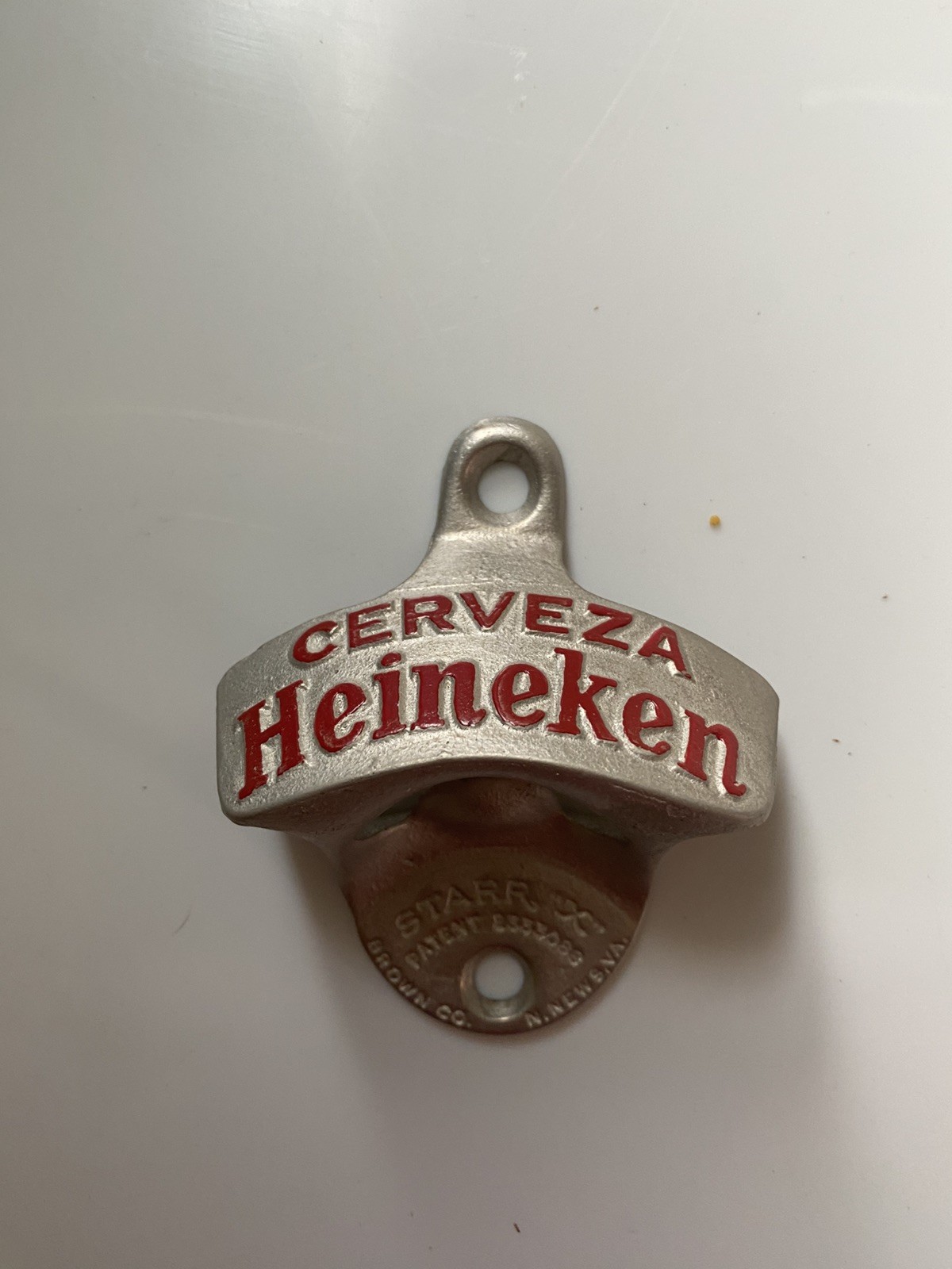 Vintage Starr X Stationary Heineken Wall Mounted Bottle Opener In Original Box