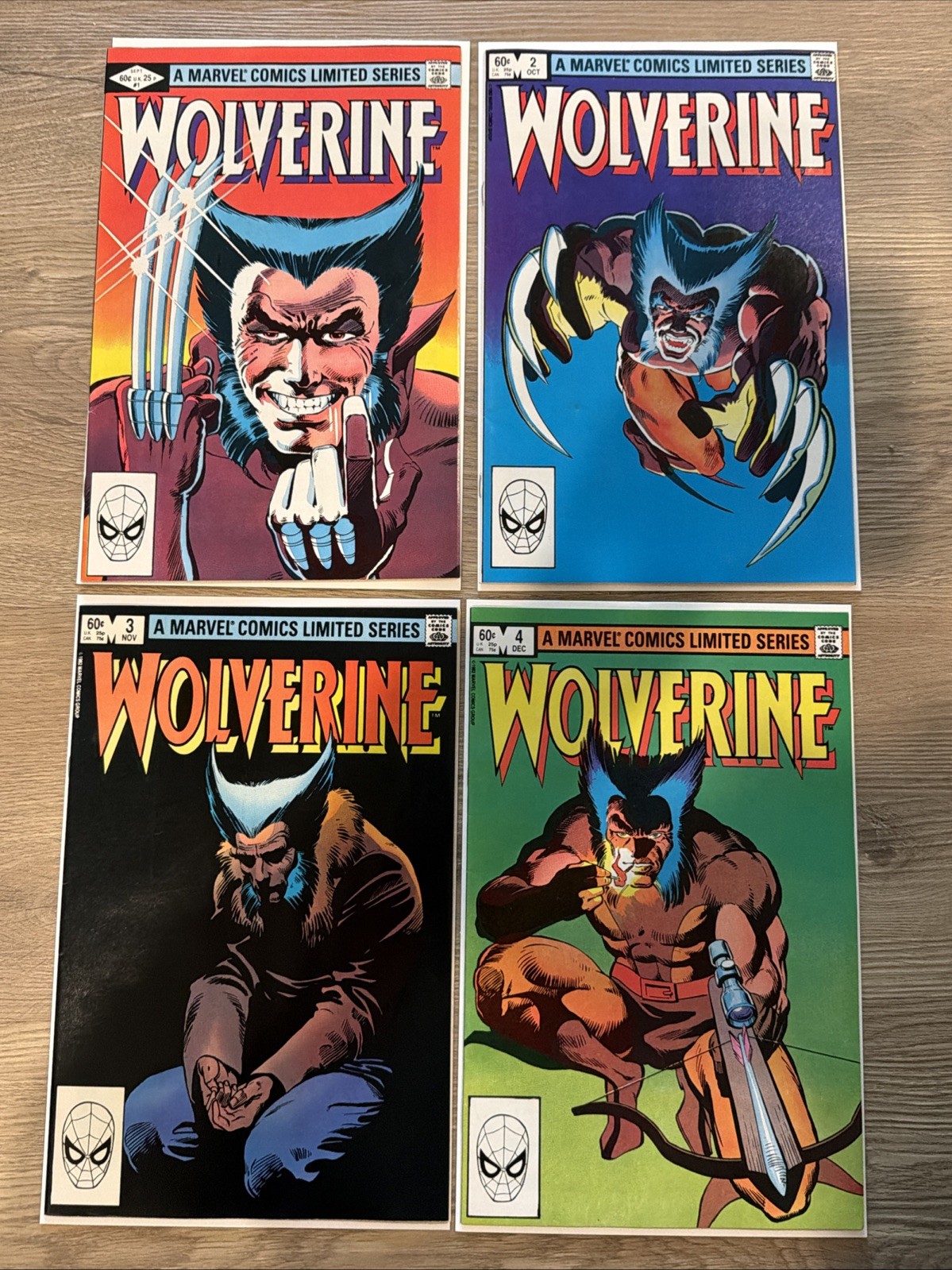 Marvel Comics Wolverine Limited Series # 1-4 1 2 3 4 ICONIC